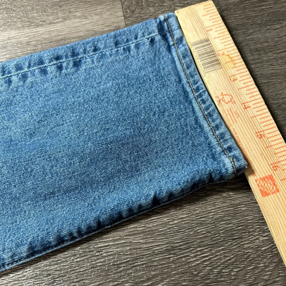 J Crew 250 Stretch Jeans 33x32 Blue Slim Tapered Leg Denim Pants